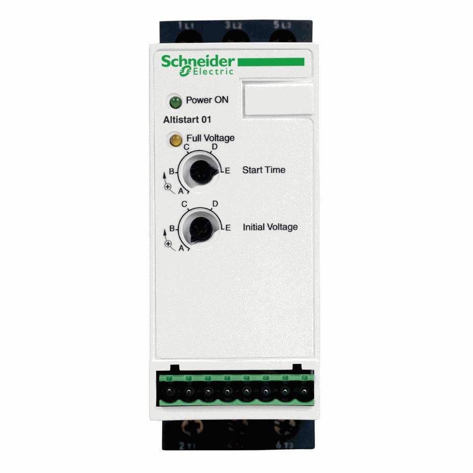 Schneider Electric - soft starter for asynchronous motor - ATS01 - 9 A - 110..480V - 1.1..4 KW - ATS01N109FT