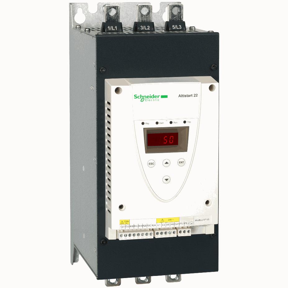 Schneider Electric - soft starter-ATS22-control 220V-power 230V(39kW)/400...440V(55kW) - ATS22C11Q