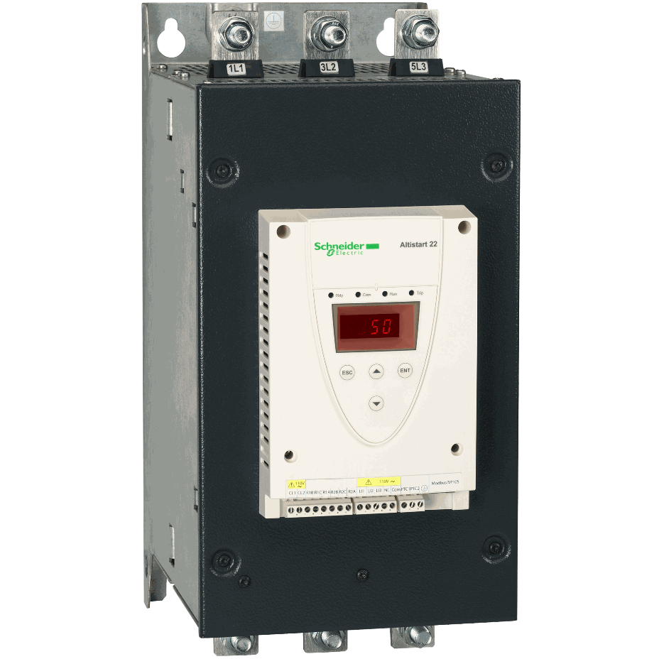 Schneider Electric - soft starter-ATS22-control 220V-power 230V(55kW)/400...440V(110kW) - ATS22C21Q