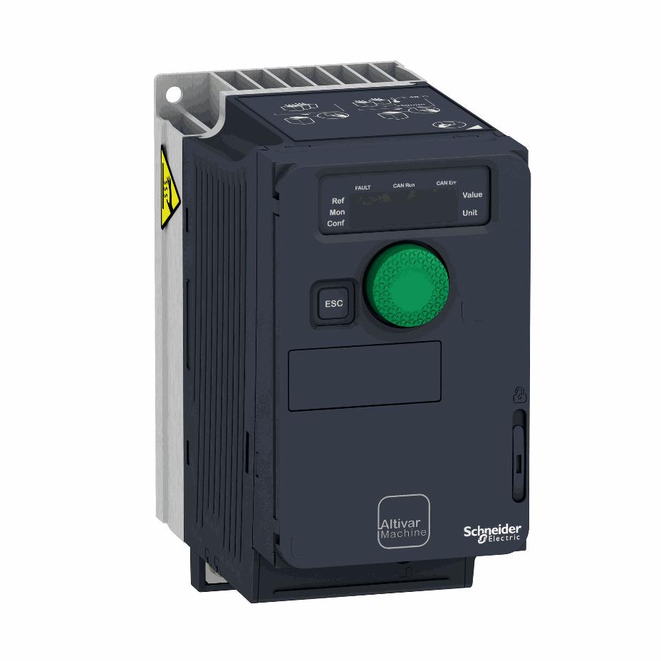 Schneider Electric - variable speed drive, ATV320, 0.18 kW, 200…240 V, 1 phase, compact - ATV320U02M2C