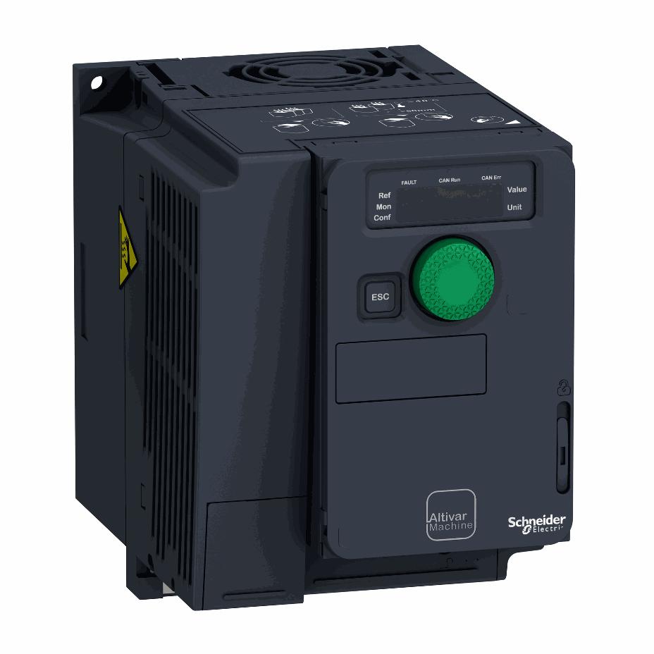 Schneider Electric - variable speed drive, ATV320, 0.37 kW, 380…500 V, 3 phases, compact - ATV320U04N4C