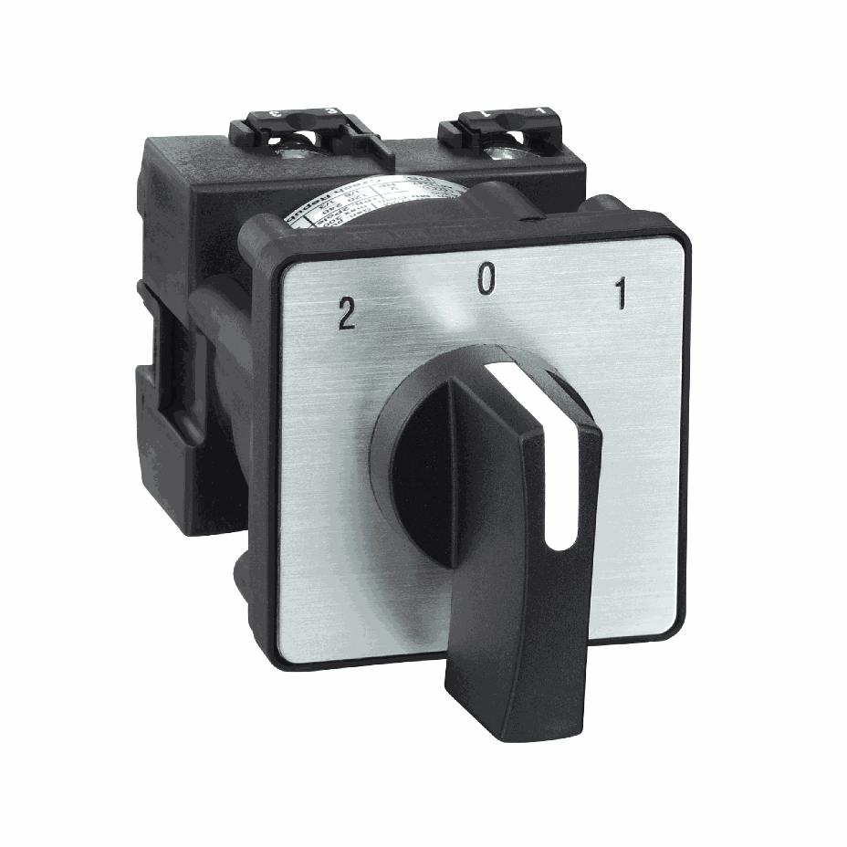 Schneider Electric - Cam changeover switch, 1 pole, with off position, 45° switching angle, 12 A, multi-fixing - K1B001ULH