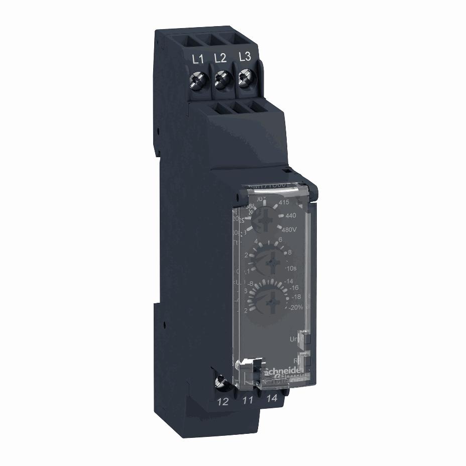 Schneider Electric - multifunction control relay RM17-TA - range 183..528 V AC - RM17TA00