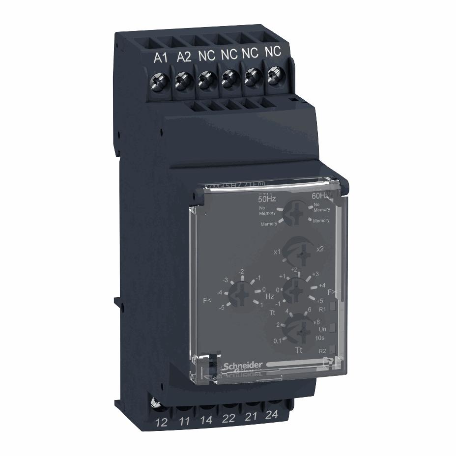 Schneider Electric - frequency control relay RM35-HZ - range 40..70 Hz - RM35HZ21FM