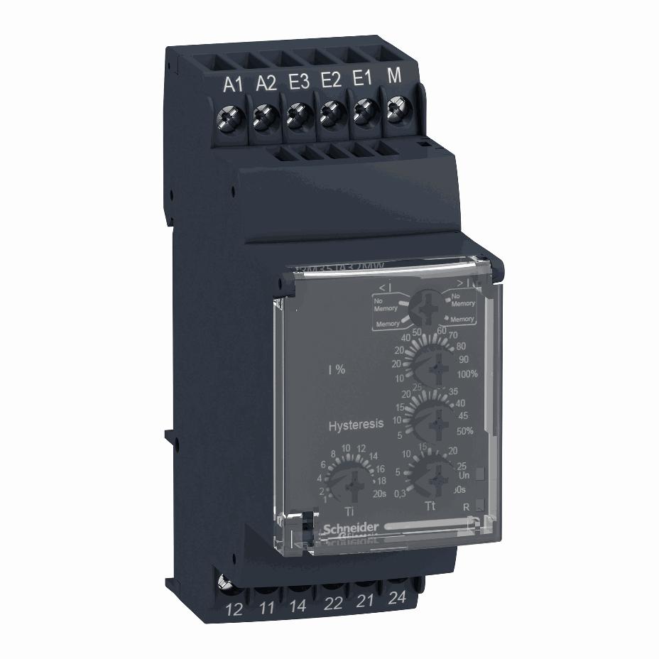 Schneider Electric - current control relay RM35-J - range 2..500 mA - RM35JA31MW