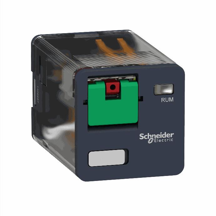 Schneider Electric - Universal plug-in relay, 10 A, 3 CO, 230 V AC - RUMC31P7