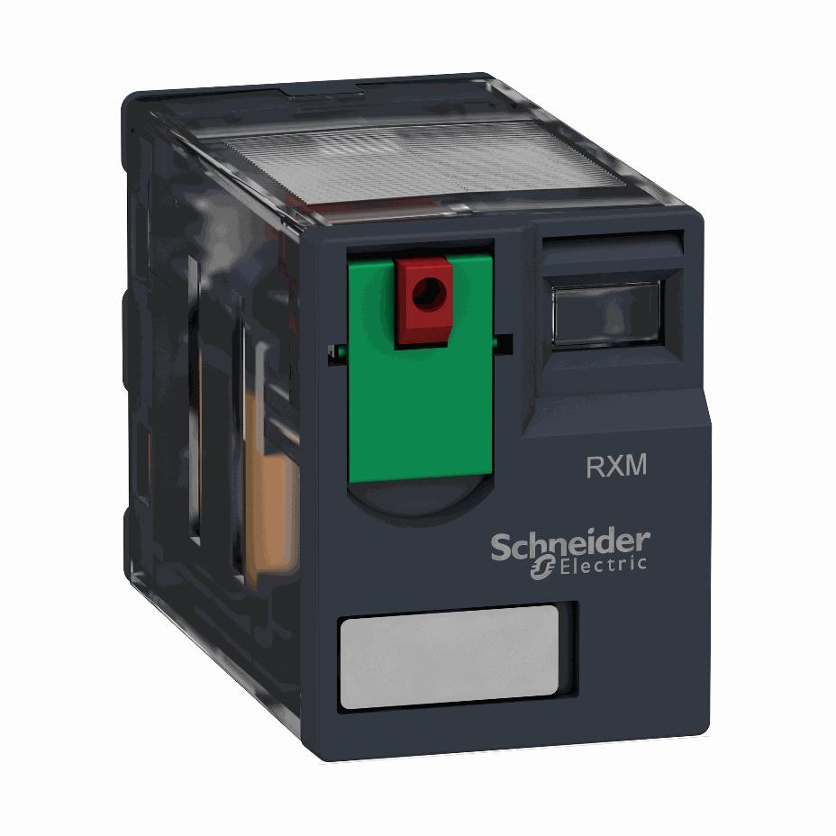 Schneider Electric - Miniature plug-in relay, 12 A, 2 CO, 24 V AC - RXM2AB1B7