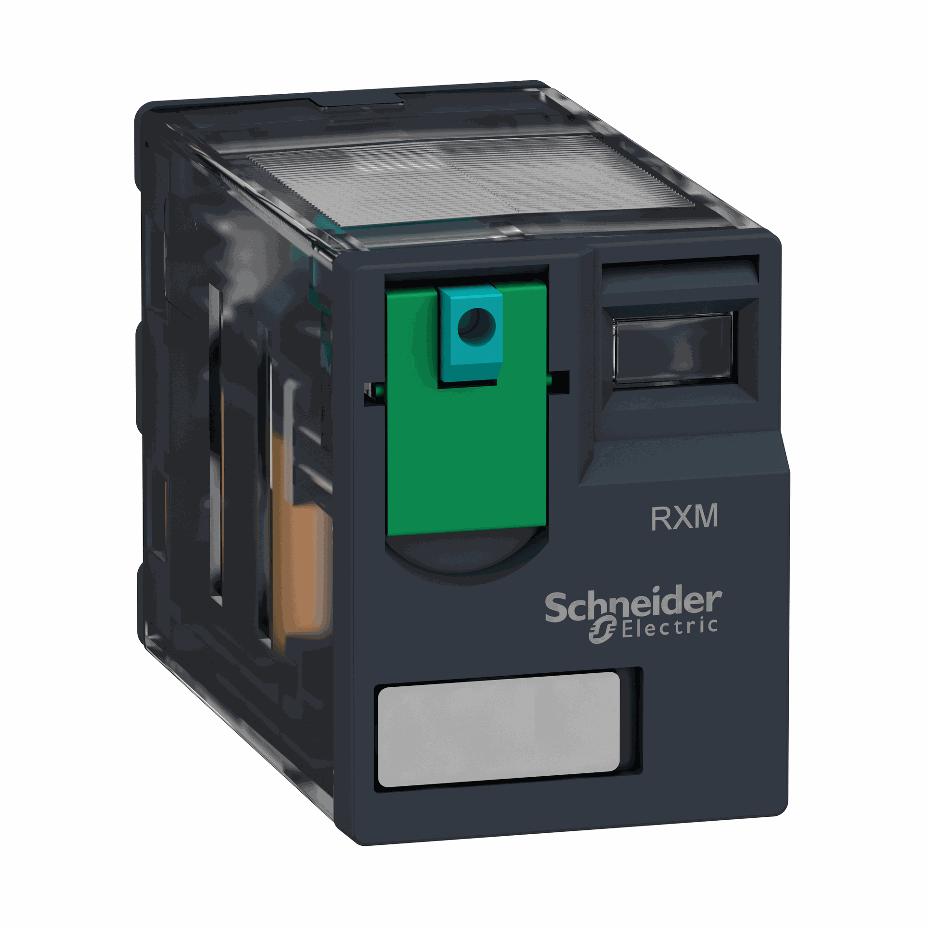 Schneider Electric - Miniature plug-in relay, 12 A, 2 CO, 24 V DC - RXM2AB1BD