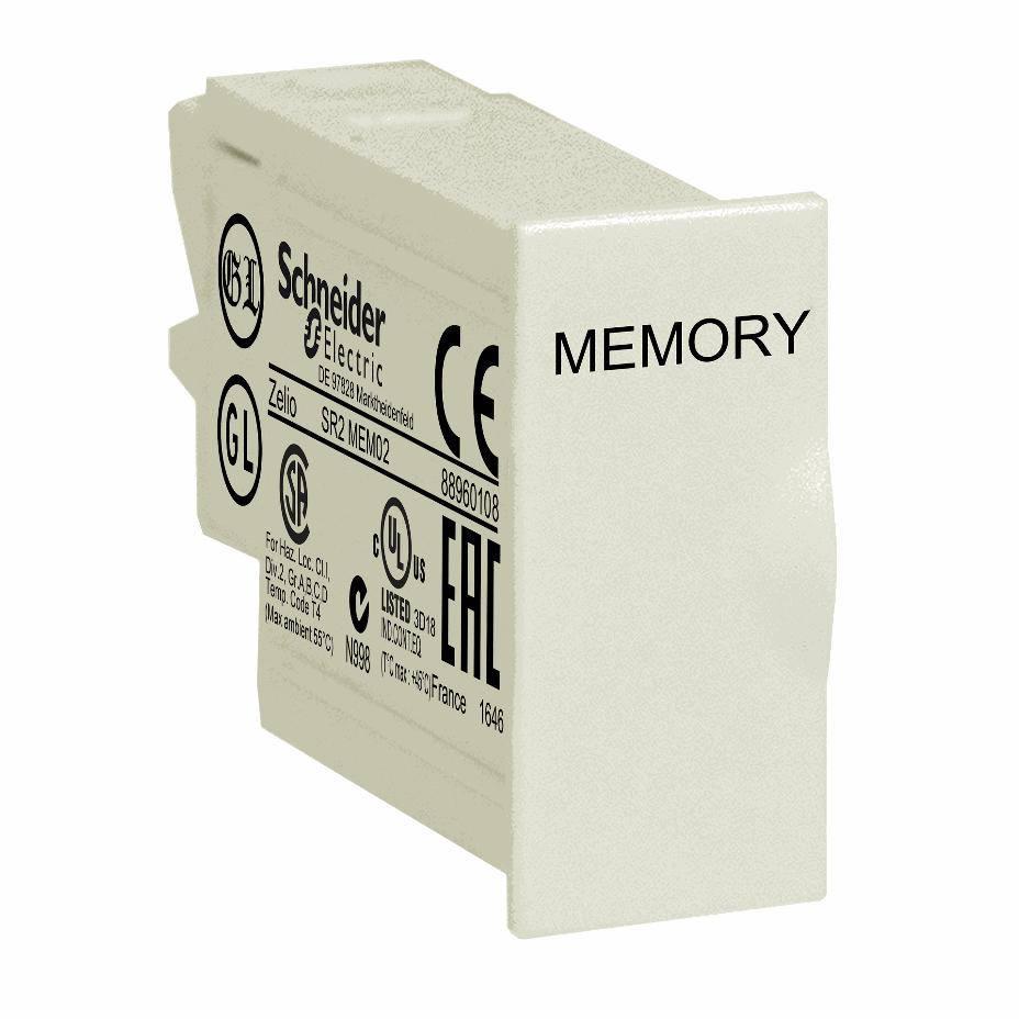 Schneider Electric - memory cartridge - for smart relay Zelio Logic firmware - for v 3.0 - EEPROM - SR2MEM02