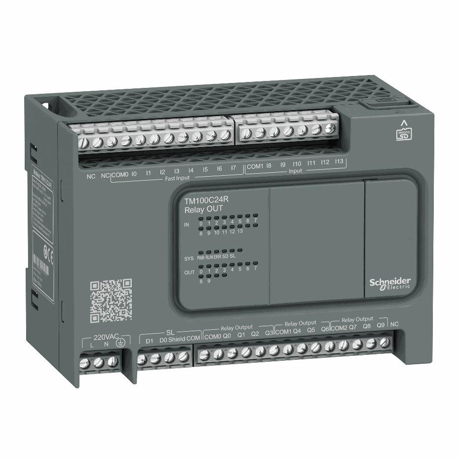 Schneider Electric - controller M100 24 IO relay - TM100C24R