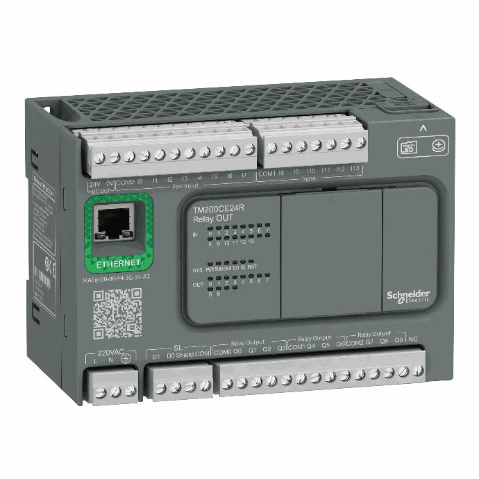 Schneider Electric - controller M200 24 IO relay+Ethernet - TM200CE24R