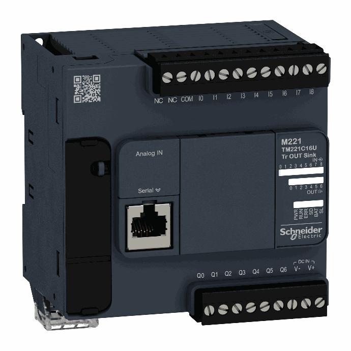 Schneider Electric - CONTROLLER M221-16IO TR.NPN - TM221C16U