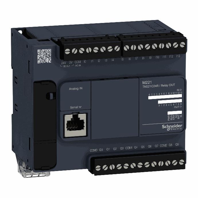 Schneider Electric - controller M221 24 IO relay - TM221C24R