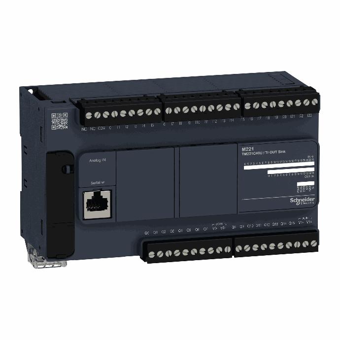 Schneider Electric - CONTROLLER M221-40IO TR.NPN - TM221C40U