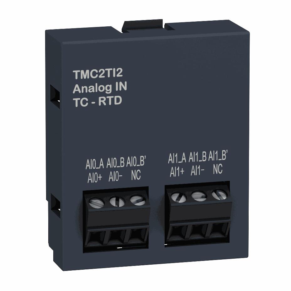 Schneider Electric - cartridge M221 - 2 temperature inputs - I/O extension - TMC2TI2