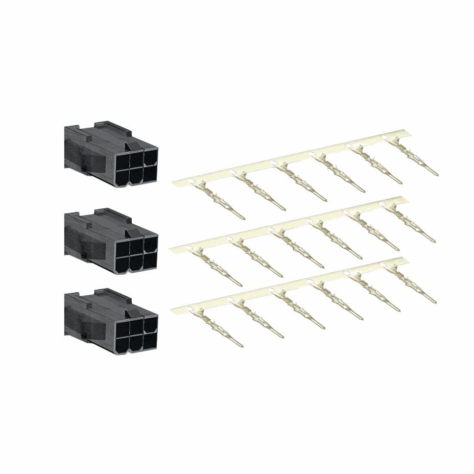 Schneider Electric - motor power connector kit, leads connection for BCH2.B/.D/.F - 40/60/80mm - VW3M5D1A