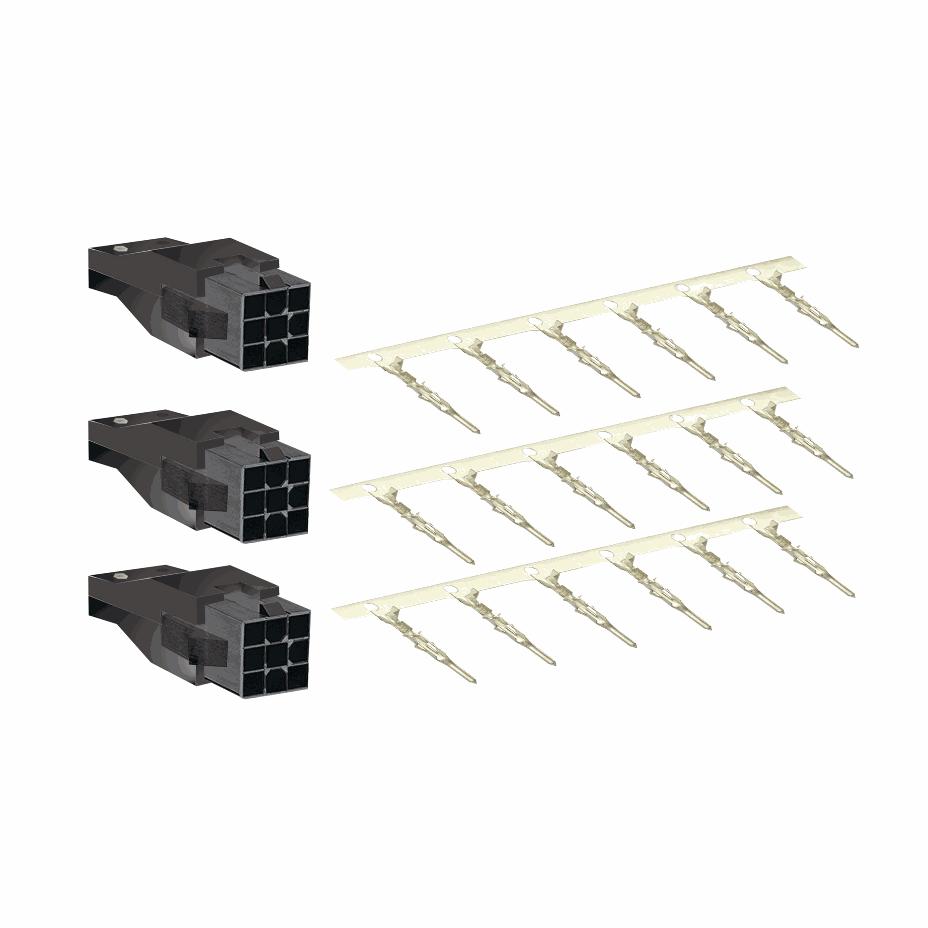 Schneider Electric - encoder connector kit, leads connection for BCH2.B/.D./.F - 40/60/80mm, CN2 plug - VW3M8D1A