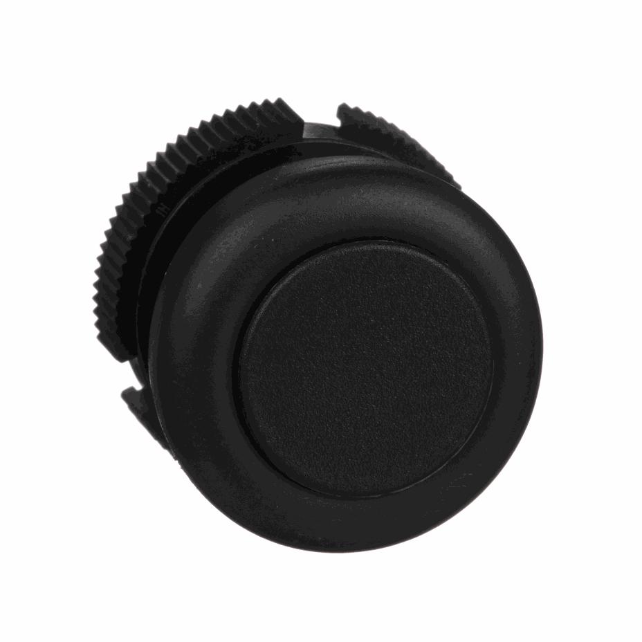 Schneider Electric - Push button head, plastic, black, booted, spring return - XACA9412