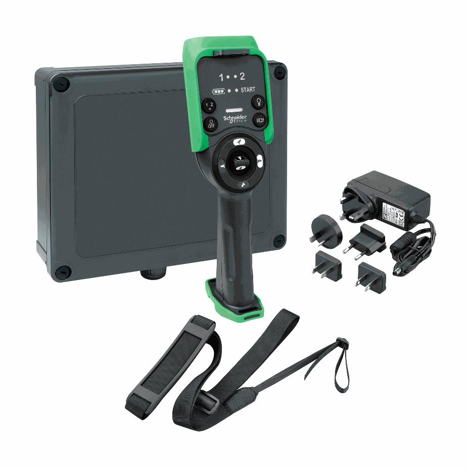 Schneider Electric - Wireless remote control system comprising 1 XARS8L12W + 1 charger + 1 shoulder belt + 1 cable USB/RJ45 + 1 config Software - XARSK8L12W