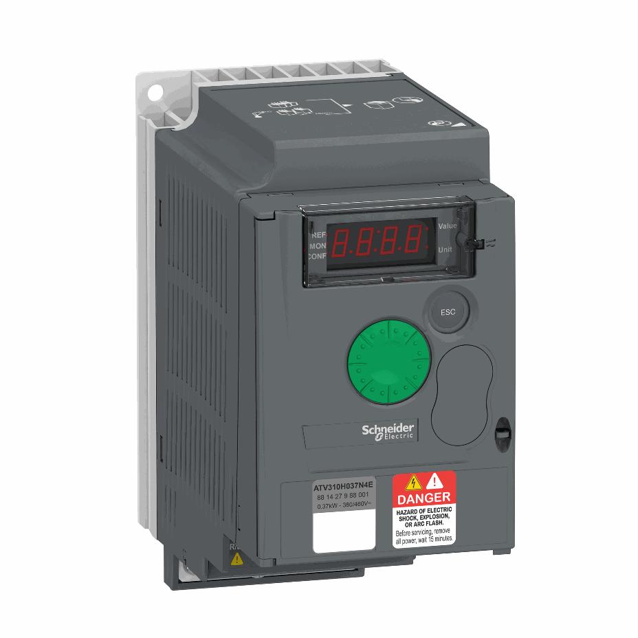 Schneider Electric - 0.37kW, 3 Phase 380V - ATV310H037N4E