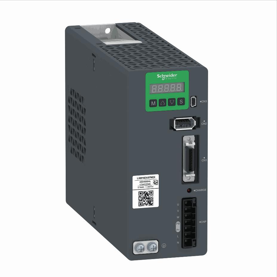 Schneider Electric - ServoDrive Lexium16D PT 1~220Vac 0.75kW - LXM16DU07M2X