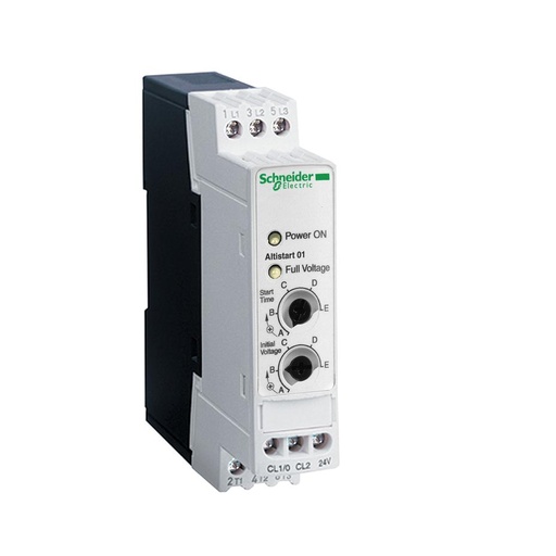 [C08ATS01N103FT] Schneider Electric - soft starter for asynchronous motor - ATS01 - 3 A - 110..480V - 0.55..1.1 KW - ATS01N103FT