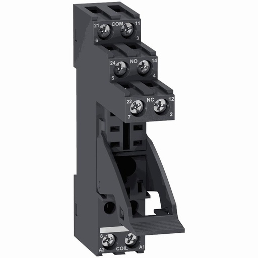 [C18RGZE1S48M] Schneider Electric - Socket, separate contact, 5 A, relay type RXG2, screw connector, 250 V AC - RGZE1S48M