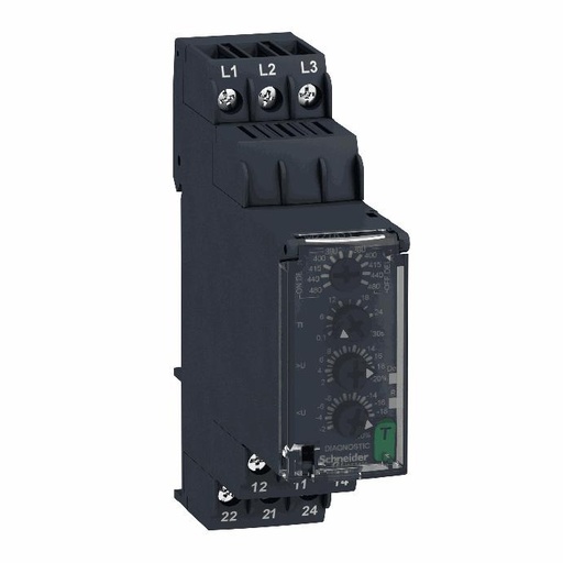 [C18RM22TR33] Schneider Electric - three-Phase Voltage control relay 380…480Vac, 2 C/O - RM22TR33