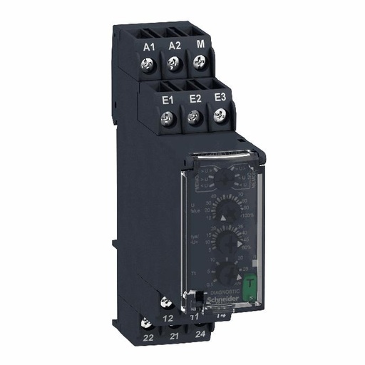 [C18RM22UA23MR] Schneider Electric - Overvoltage control relay 15V…500Vac/dc, 2 C/O - RM22UA23MR