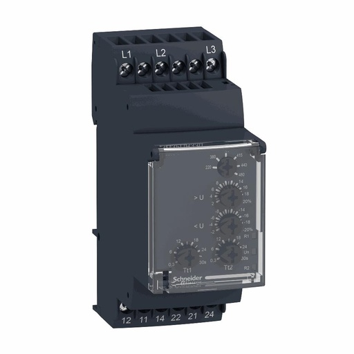 [C18RM35UB330] Schneider Electric - voltage control relay RM35-U - range 194..528 V AC - RM35UB330