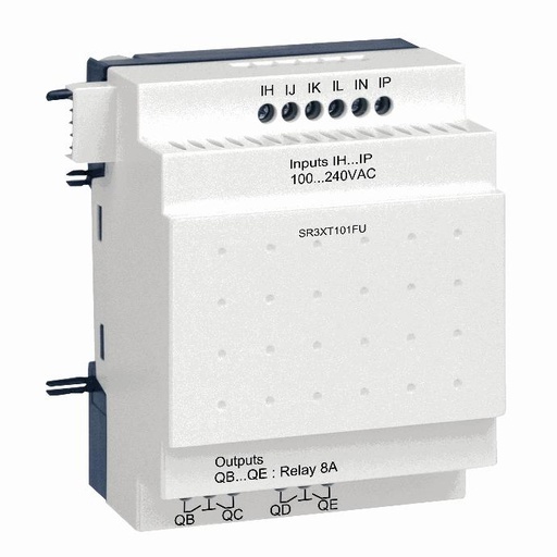 [C10SR3XT101FU] Schneider Electric - discrete I/O extension module - 10 I O - 100..240 V AC - for Zelio Logic - SR3XT101FU