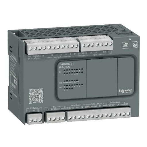 [C02TM200C24R] Schneider Electric - controller M200 24 IO relay - TM200C24R