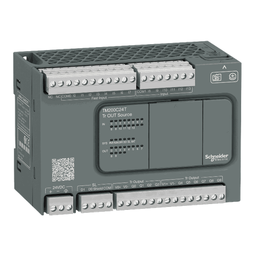 [C02TM200C24T] Schneider Electric - controller M200 24 IO transistor Source - TM200C24T