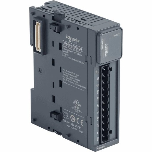 [C10TM3AI2H] Schneider Electric - module TM3 - 2 analog inputs high resolution - TM3AI2H