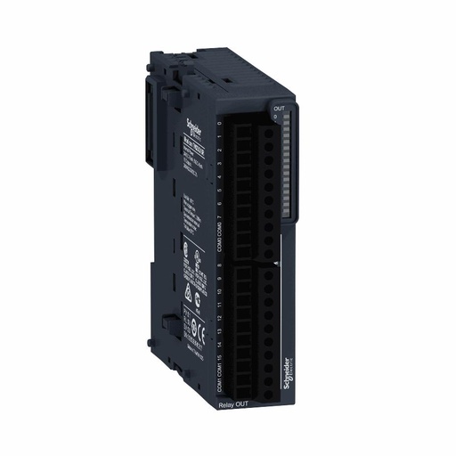 [C10TM3DQ16R] Schneider Electric - Modicon TM3 - 16 relay outputs (screw) 24Vdc - TM3DQ16R