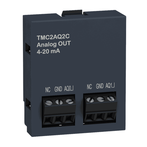 [C10TMC2AQ2C] Schneider Electric - cartridge M221 - 2 analog current outputs - I/O extension - TMC2AQ2C