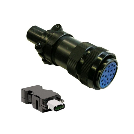 [C26VW3M8D2A] Schneider Electric - encoder connector kit, MIL connection for BCH2.H/.M/.R - 100/130/180mm, CN2 plug - VW3M8D2A