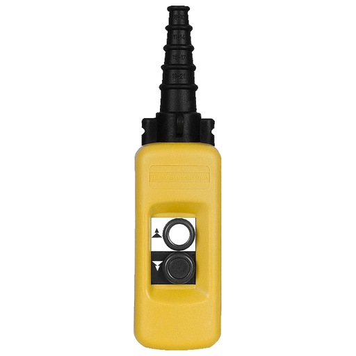 [C01XACA271] Schneider Electric - Pendant control station, plastic, yellow, 2 push buttons - XACA271