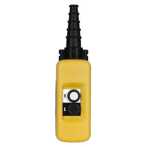 [C01XACA291] Schneider Electric - Pendant control station, plastic, yellow, 2 push buttons - XACA291