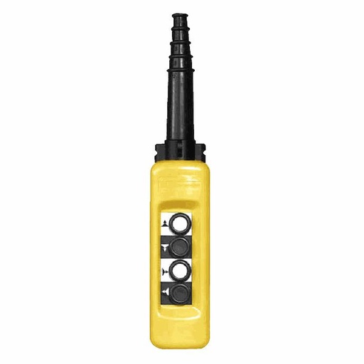 [C01XACA491] Schneider Electric - Pendant control station, plastic, yellow, 4 push buttons - XACA491