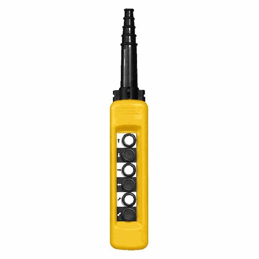 [C01XACA671] Schneider Electric - Pendant control station, plastic, yellow 6 push buttons - XACA671