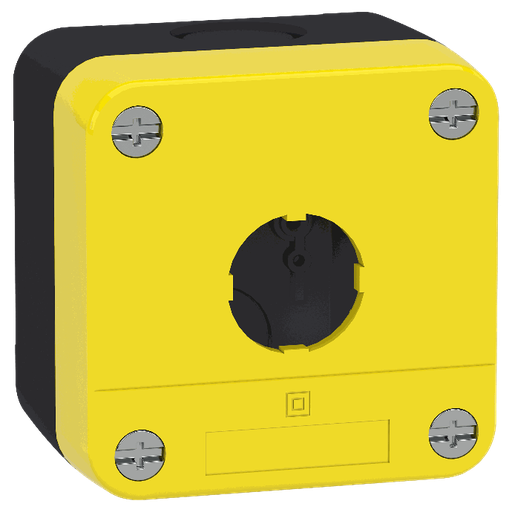 [C16XALB01YC] Schneider Electric - 1 hole 22 mm Ø IP65 protection plastic yellow E-STOP station - XALB01YC