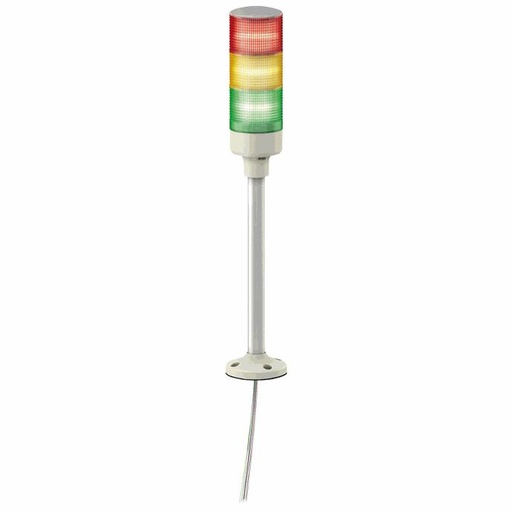 [C16XVGB3H] Schneider Electric - Tower Light - RAG - 24V - LED - Tube mounting with fixing plate - XVGB3H