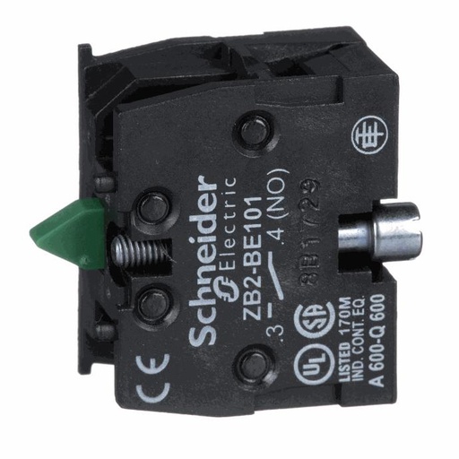 [C29ZB2BE101] Schneider Electric - Single contact block, 1 NO - ZB2BE101