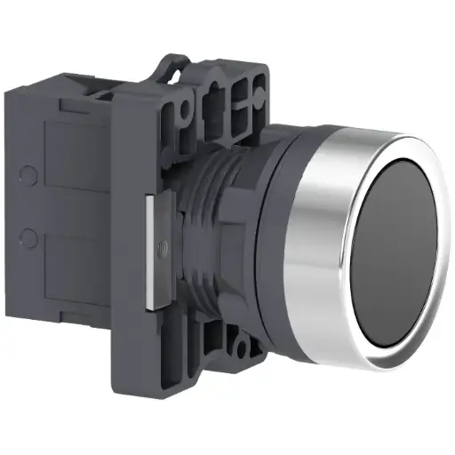 [C01XA2EA21] Schneider Electric - round Green push-button Ø 22 - flush spring return - 1NO - XA2EA21